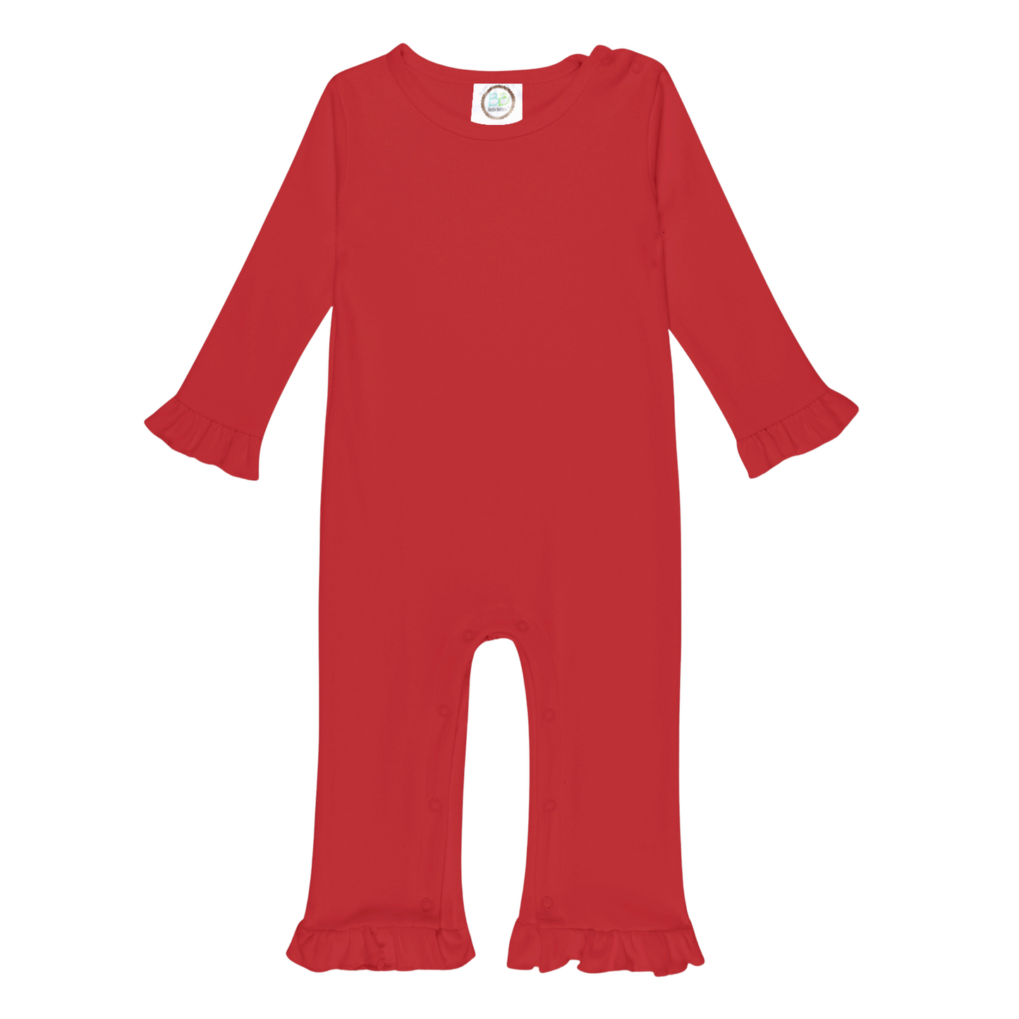 Long Sleeve Ruffle Romper